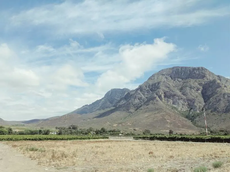 View of the Karoo in South Africa