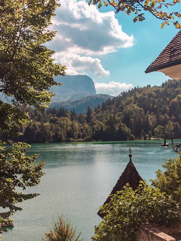 Views of Lake Bled as you walk around the Lake