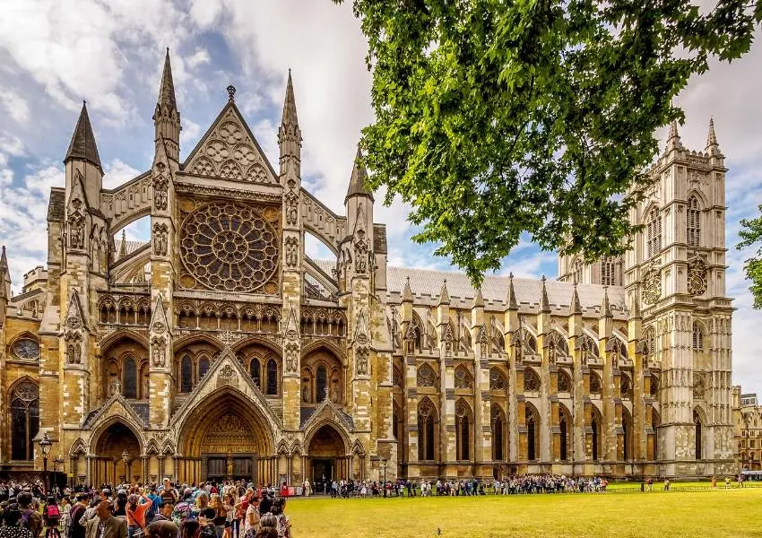 Westminster Abbey in lLondon a UNESCO World Heritage site in England