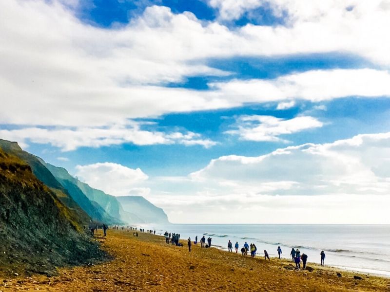 Jurassic Coast is a popular UK bucket list destination