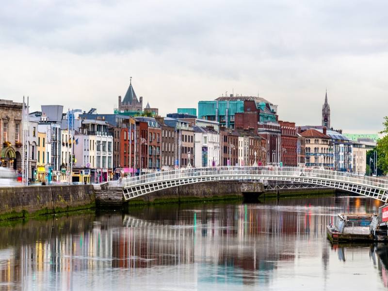 Many Irish movies on Netflix are filmed in Dublin as featured in this image.