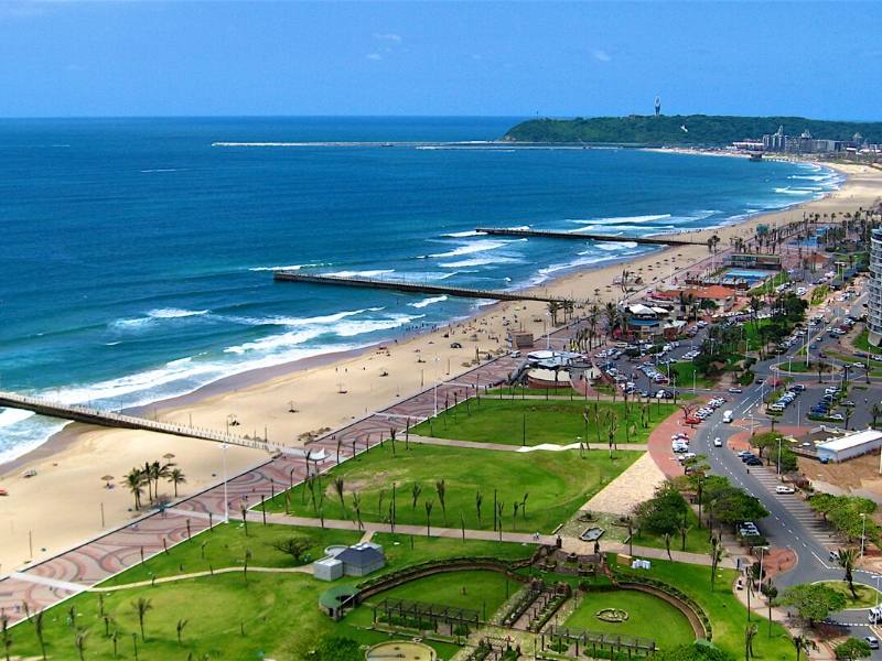 A view of Durban's beach front