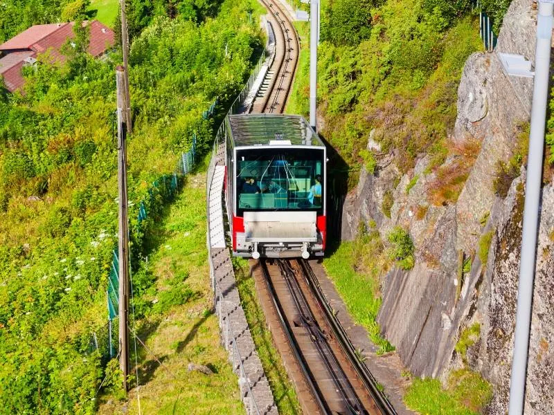 Mount Fløyen and the Funicular (Fløibanen)