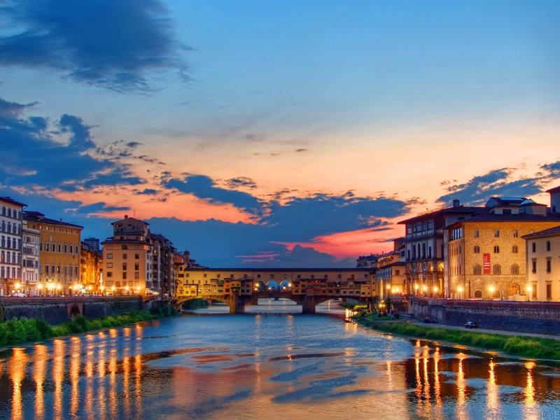 The Italian city of Florence.