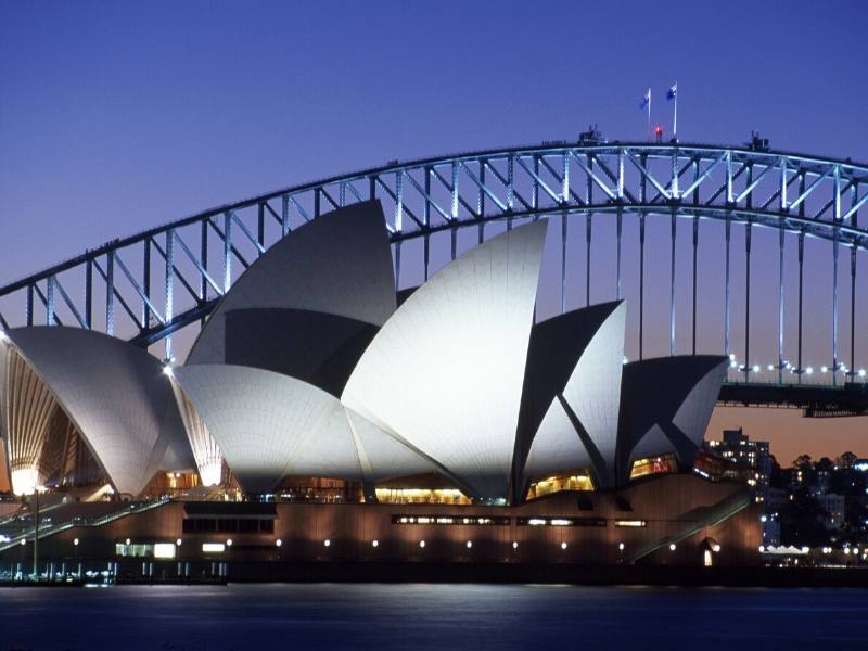 Sydney Harbour Bridge and Opera House