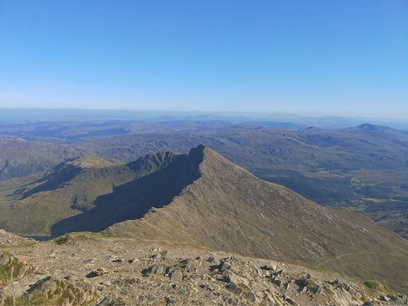 View of Snowdonia National Park in Wales