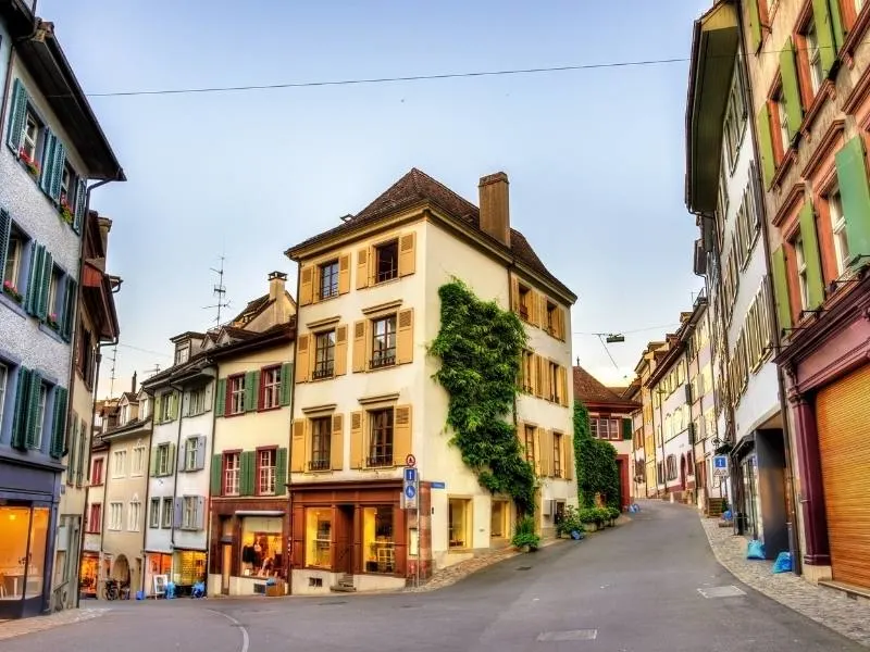 A street view of Basel Switzerland