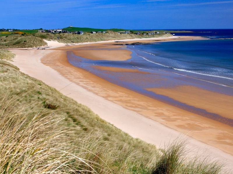 Embleton Bay in Northumberland