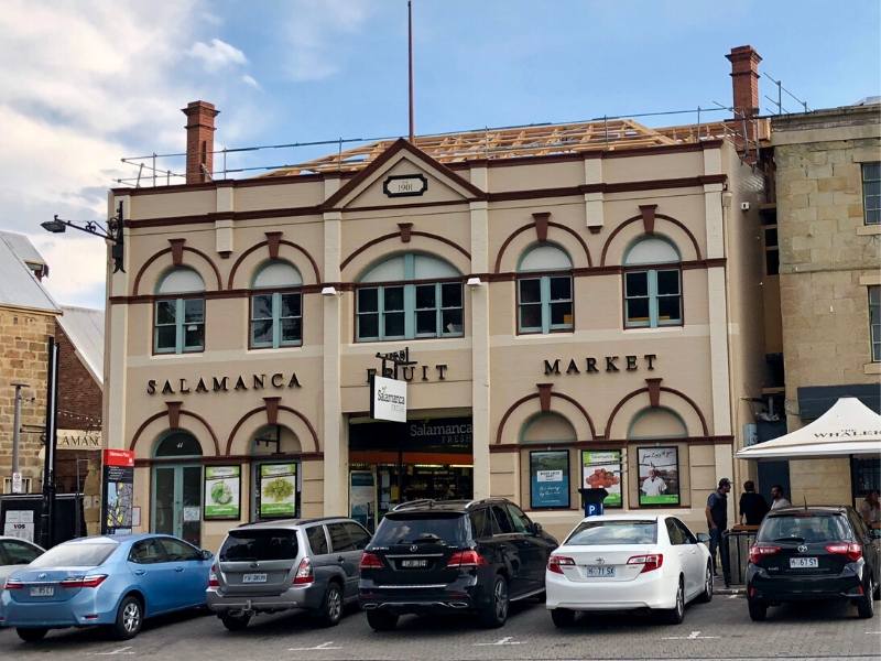 Salamanca Market building in Hobart