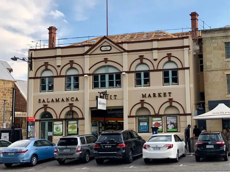 Salamanca Market building in Hobart