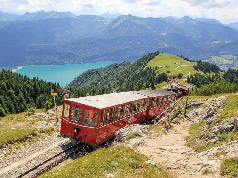 Schafbergbahn train in Austria