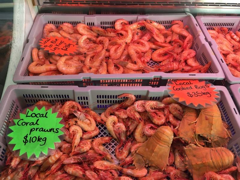 Seafood for sale in Bowen