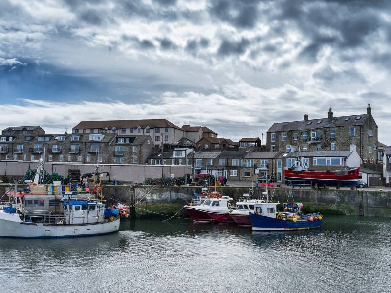The harbour at Seahouses