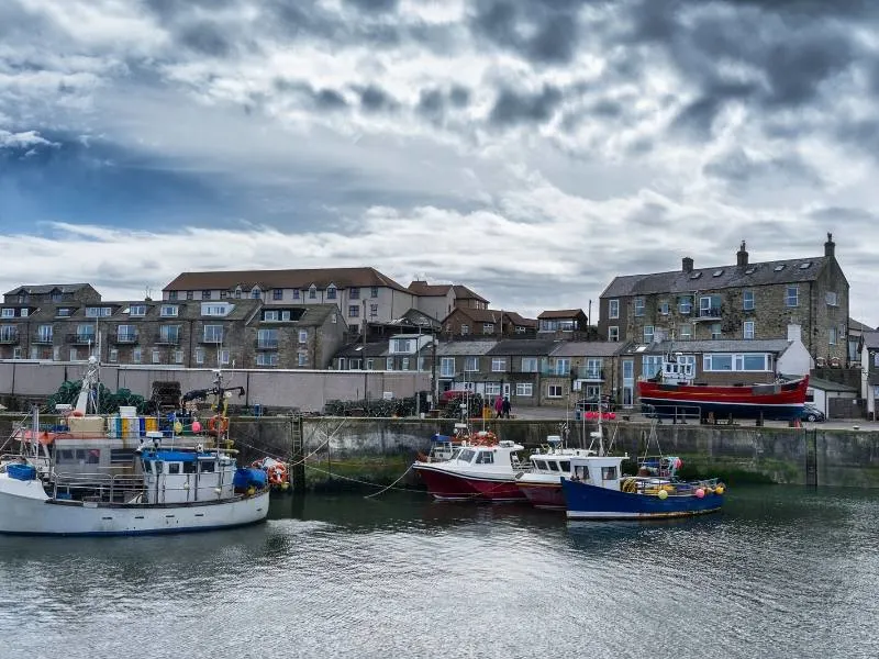 The harbour at Seahouses