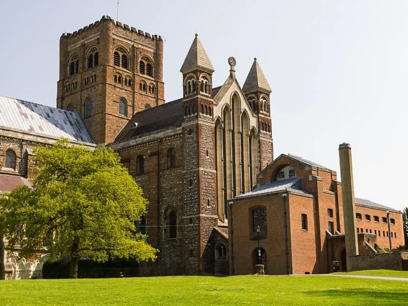 St Albans Abbey and Cathedral one of many easy day trips from London by train