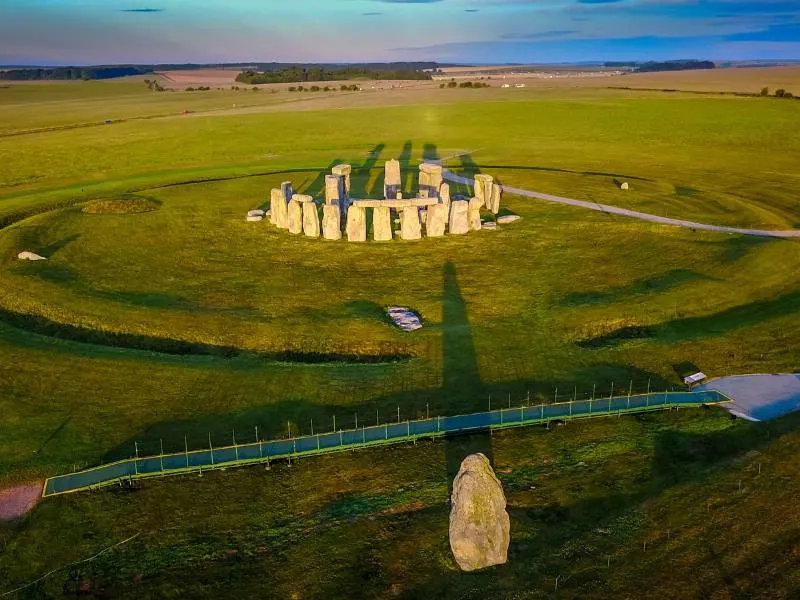 Stonehenge in Wiltshire is easily reached if you are planning day trips from London by train