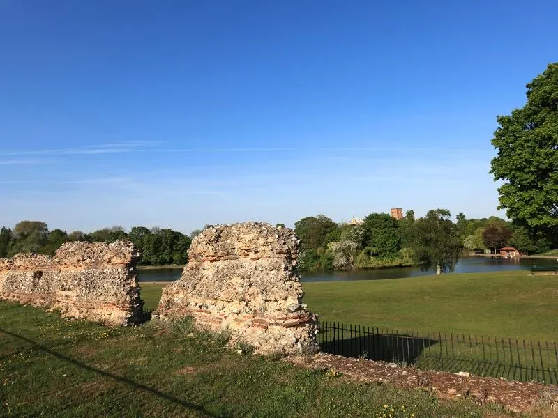 Roman ruins in St Albans