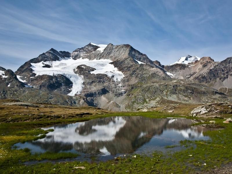 Beautiful mountain views in Switzerland