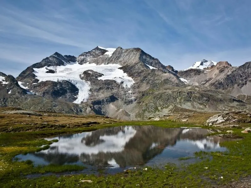 Beautiful mountain views in Switzerland