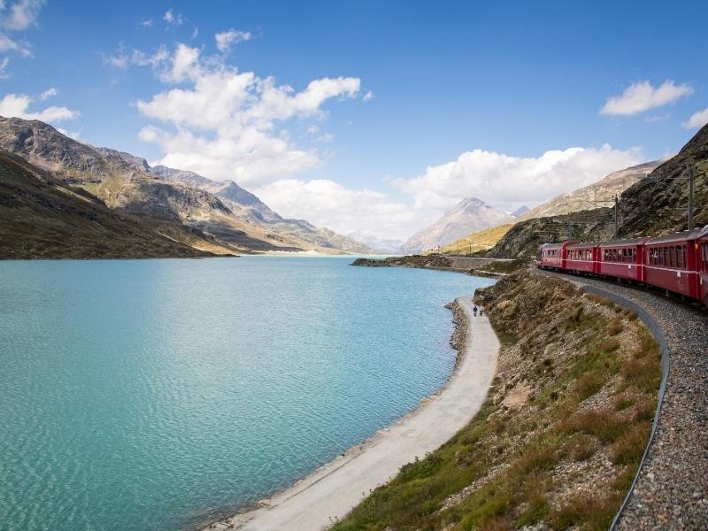 Bernina Express train 