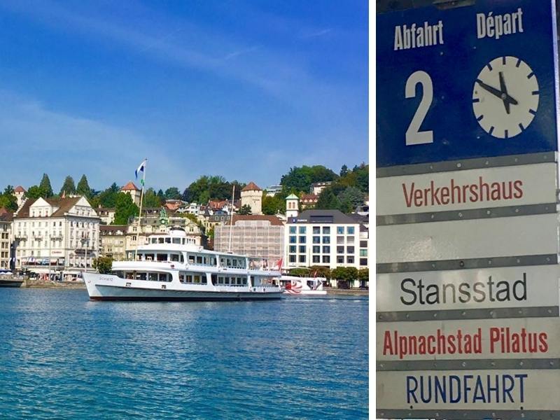 The boats that cross Lake Lucerne 