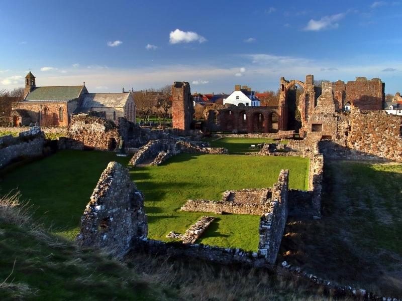 Remains of Lindisfarne Priory