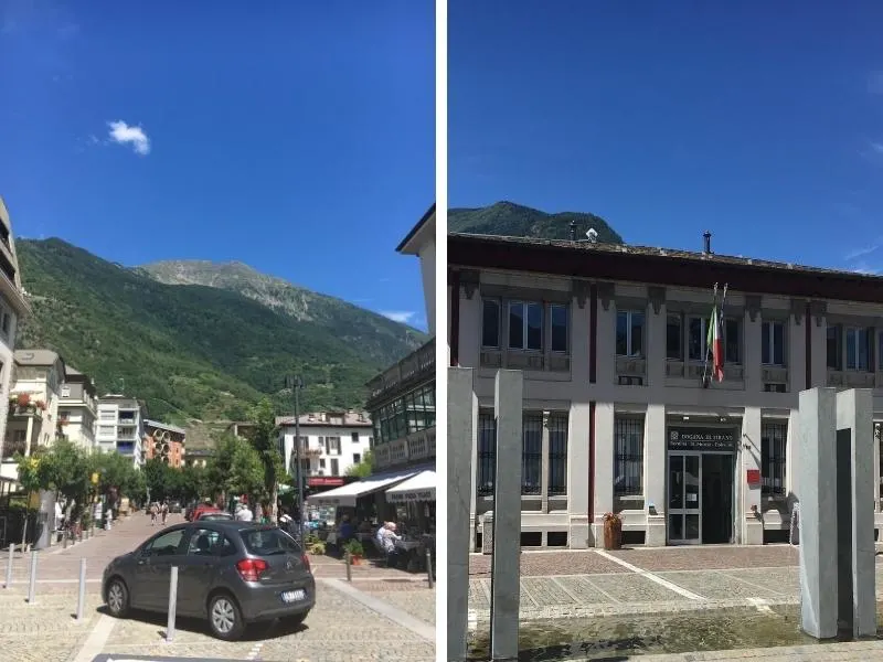 Views of Tirano in Switzerland