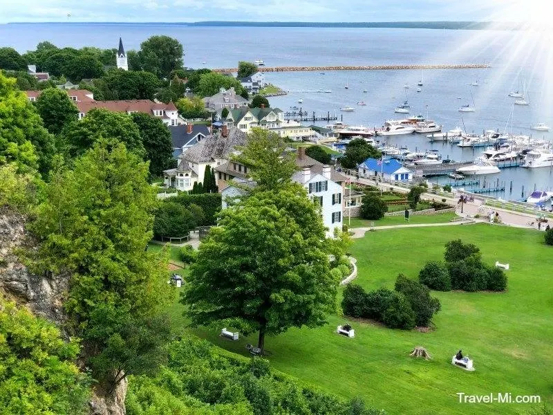 The fort on Mackinac Island