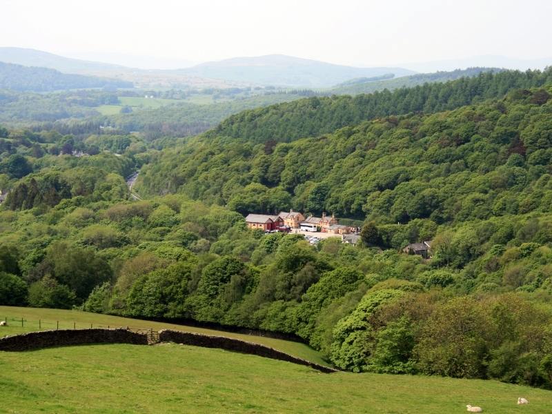 View of Haverthwaite railway one of the best things to do in Lake Windermere