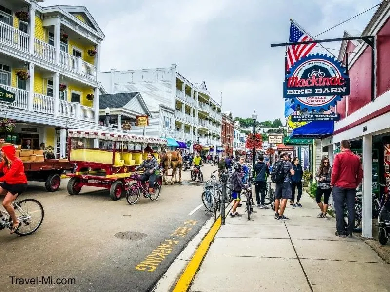 Main Street on Mackinac Island