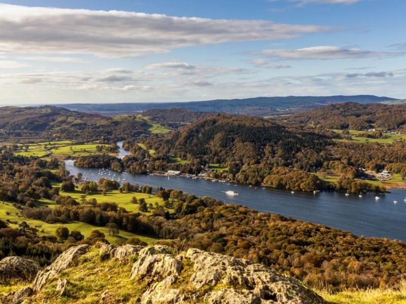 Newby Bridge in the Lake District