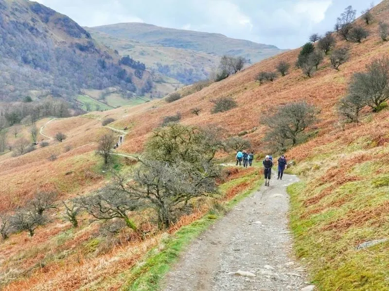 WALKING IN THE LAKE District England - Silver How Hike
