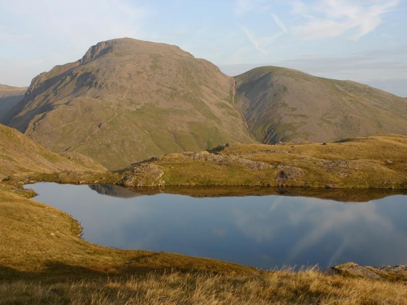 Sprinkling Tarn Lake District with beautiful views over the Lake District.