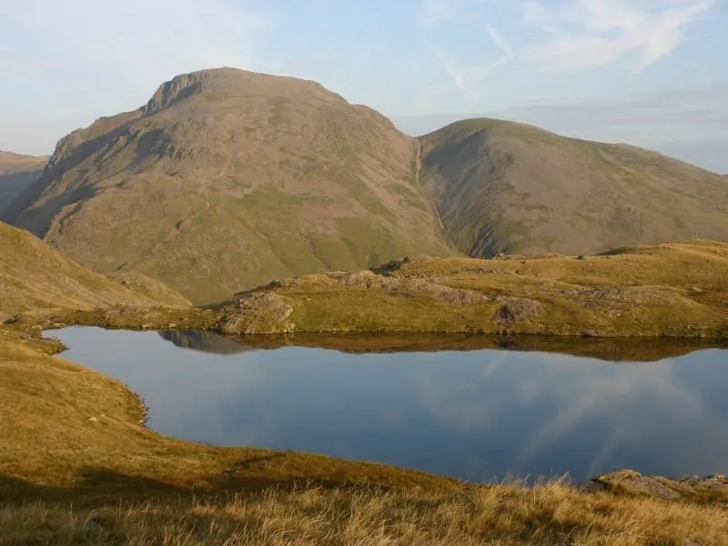 Sprinkling Tarn Lake District with beautiful views over the Lake District.