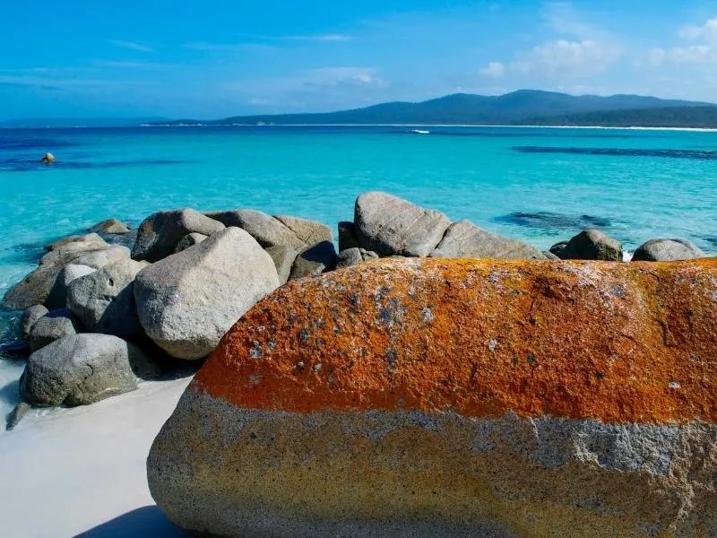 Bay of Fires in Tasmania Australia