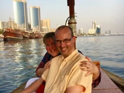 Doug and Tracy Collins in Dubai