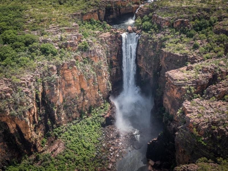 Waterfall in Kakadu national park.