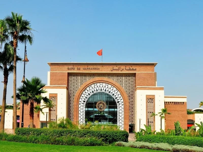 Marrakech Train station if you travel Morocco by train this is a station you may use
