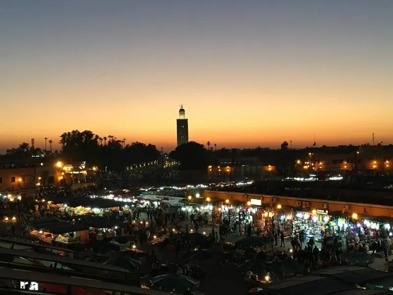 Rabat in Morocco at sunset