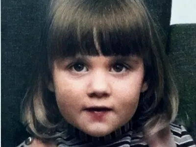 Tracy Collins as a child