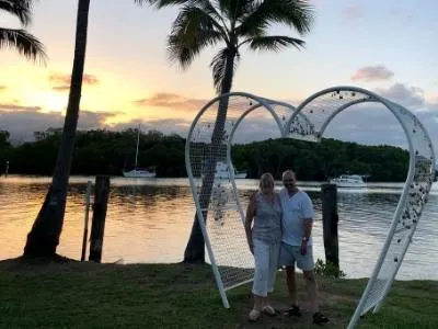 Tracy and Doug Collins in Port Douglas