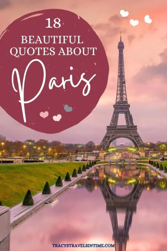 18 Beautiful Quotes about France | Tracy's Travels in Time