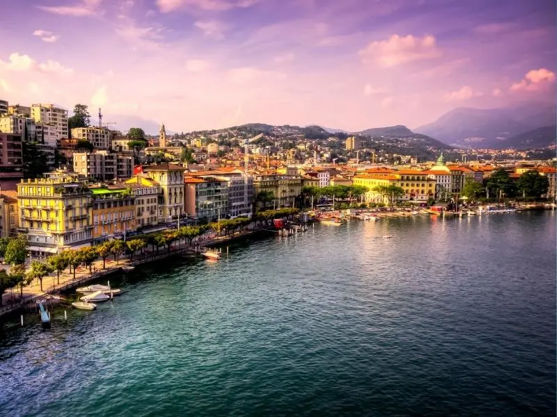 The beautiful city of Lugano is one of the most beautiful places to visit in Switzerland