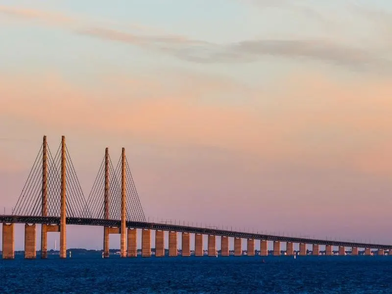The Oresund Bridge connecting Denmark and Sweden | How to travel from Copenhagen to Malmo