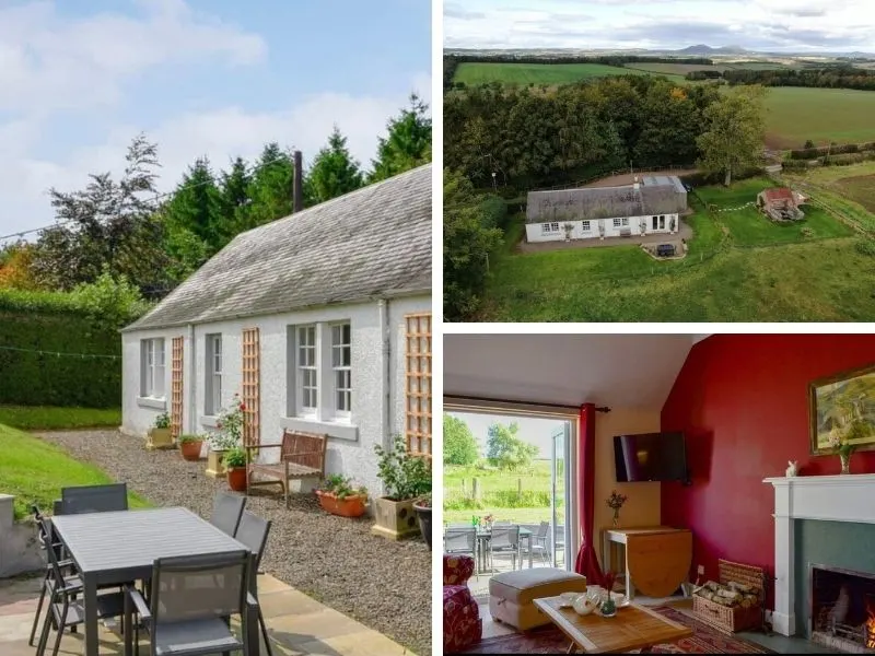 Honeymoon Cottage in the Scottish Borders Northumberland - Images courtesy of Airbnb