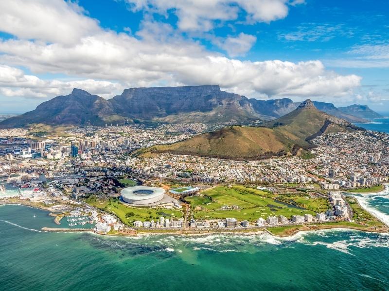 One of the most popular things to do in Cape Town is to go to the top of Table Mountain for views over Cape Town.