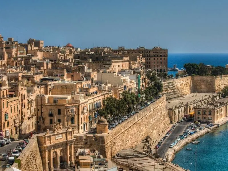 View of Valletta in Malta features in one of the most popular travel documentaries on Netflix restaurants on the edge.