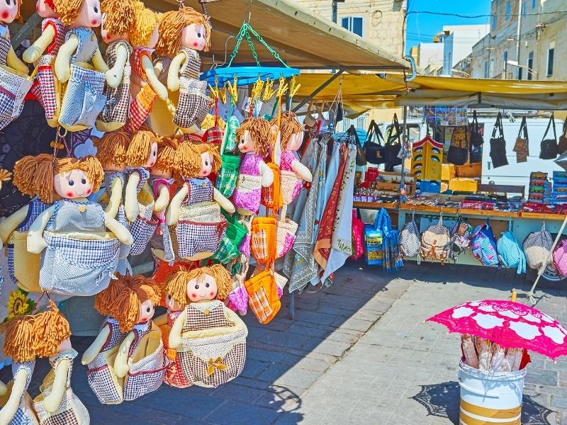 Marsaxlokk market in Malta.