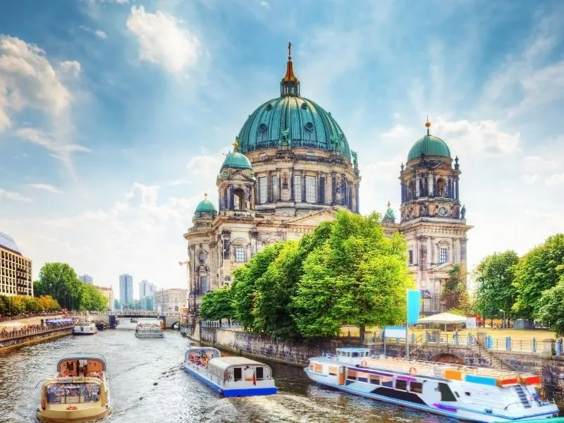 View of Museum Island in Berlin.