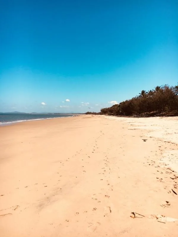 Beaches in Mackay.